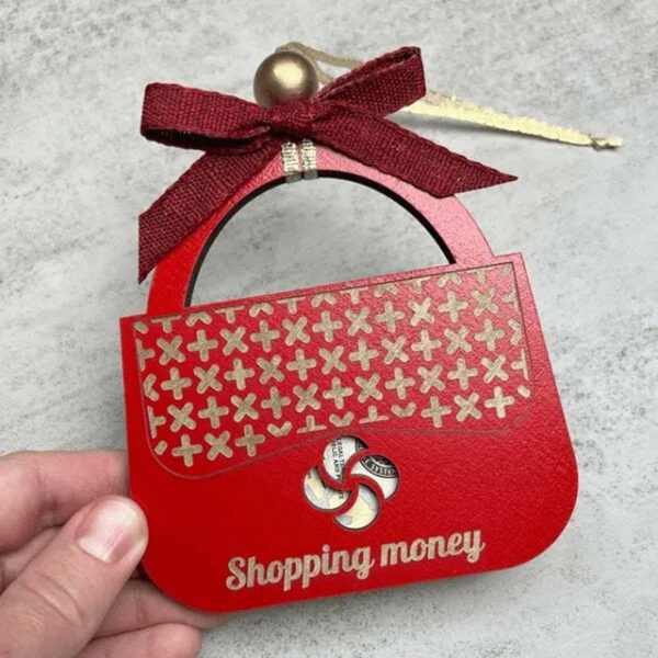 Christmas Gas Money Ornament, Christmas Wallet Pendant Home Decoration, Christmas Tree Decoration, Xmas Gift 2025 - US $6.99