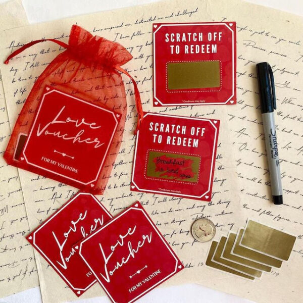 Love Scratch-off Custom DYI Gift, Valentine's Day Gift 2025 - US $5.99