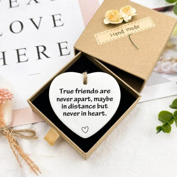 Thank You Gift, Thank You for Helping Me Grow Ornament, Valentine's Day Pendant Decoration Christmas Gift Xmas Gift (Only Love Pendant, No Gift Box) 2