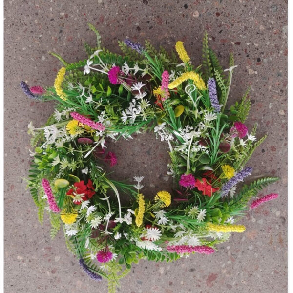 Wild Flower Garland Spring And Summer Garland Front Door Simulation Dry Flower Garland Plant Immortal Flower 45Cm 2025 - US $24.99